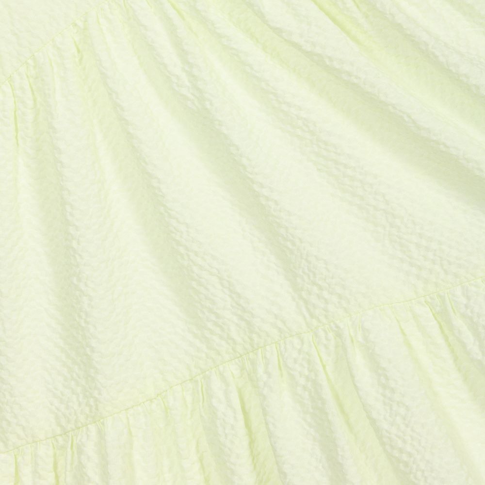 Il Gufo-Желтое хлопковое платье для девочек | Childrensalon Outlet