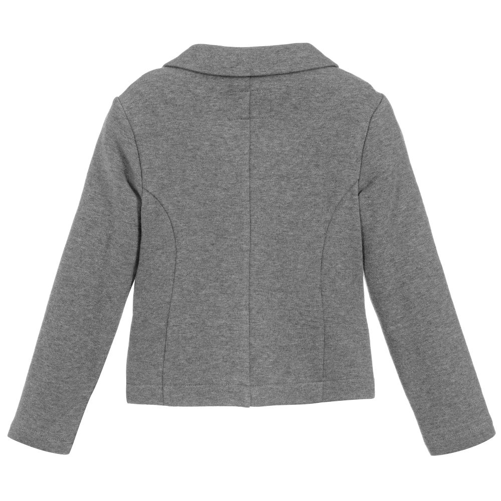 Il Gufo Grey Cotton Jersey Blazer Childrensalon Outlet