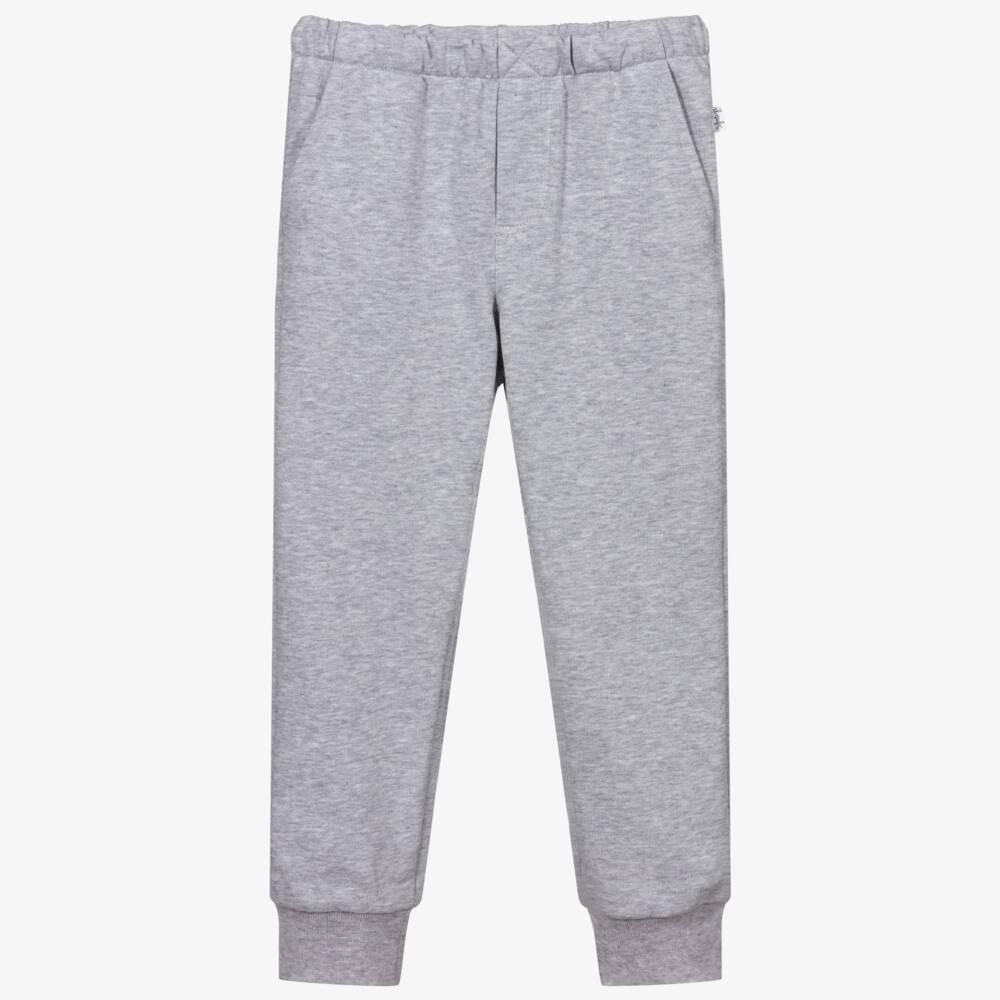 Il Gufo-Grey Cotton Joggers | Childrensalon Outlet