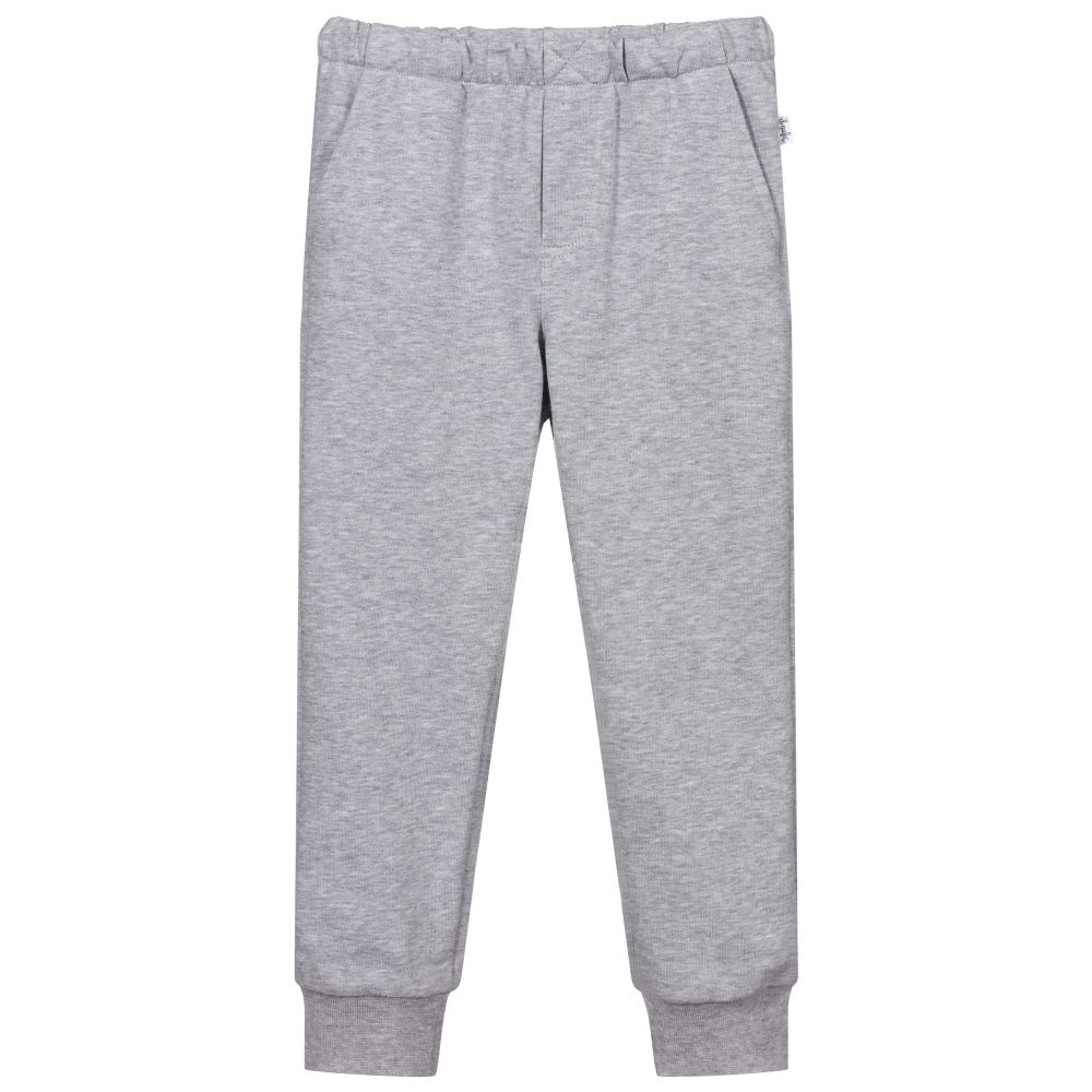 Il Gufo - Jogging gris en coton | Childrensalon