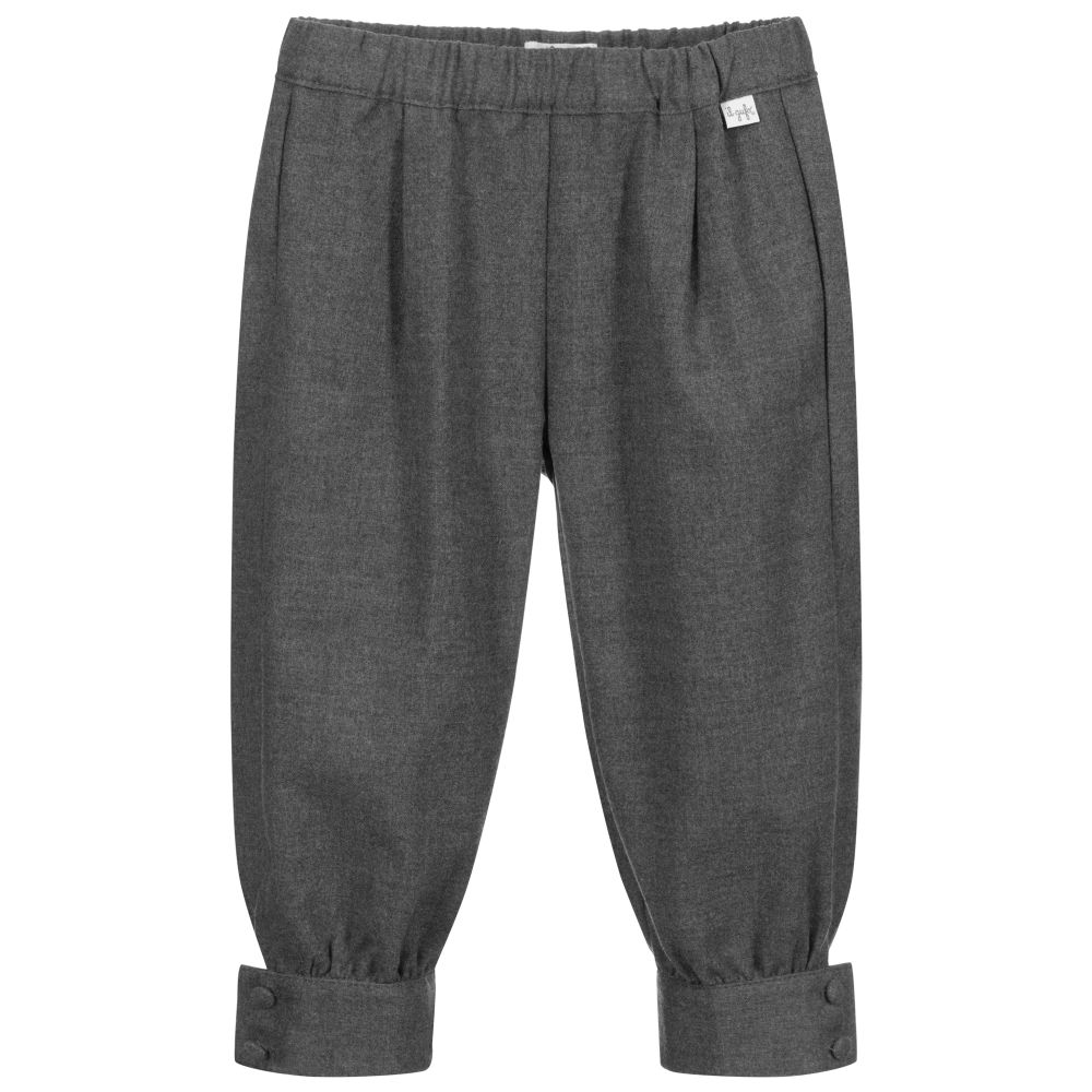 Il Gufo - Grey Knickerbocker Shorts | Childrensalon