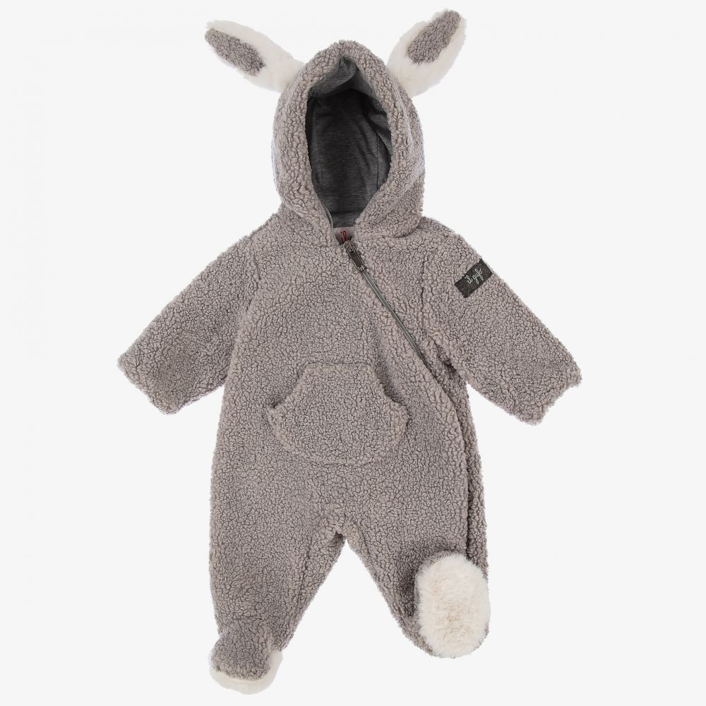 Fleece pramsuit hot sale baby