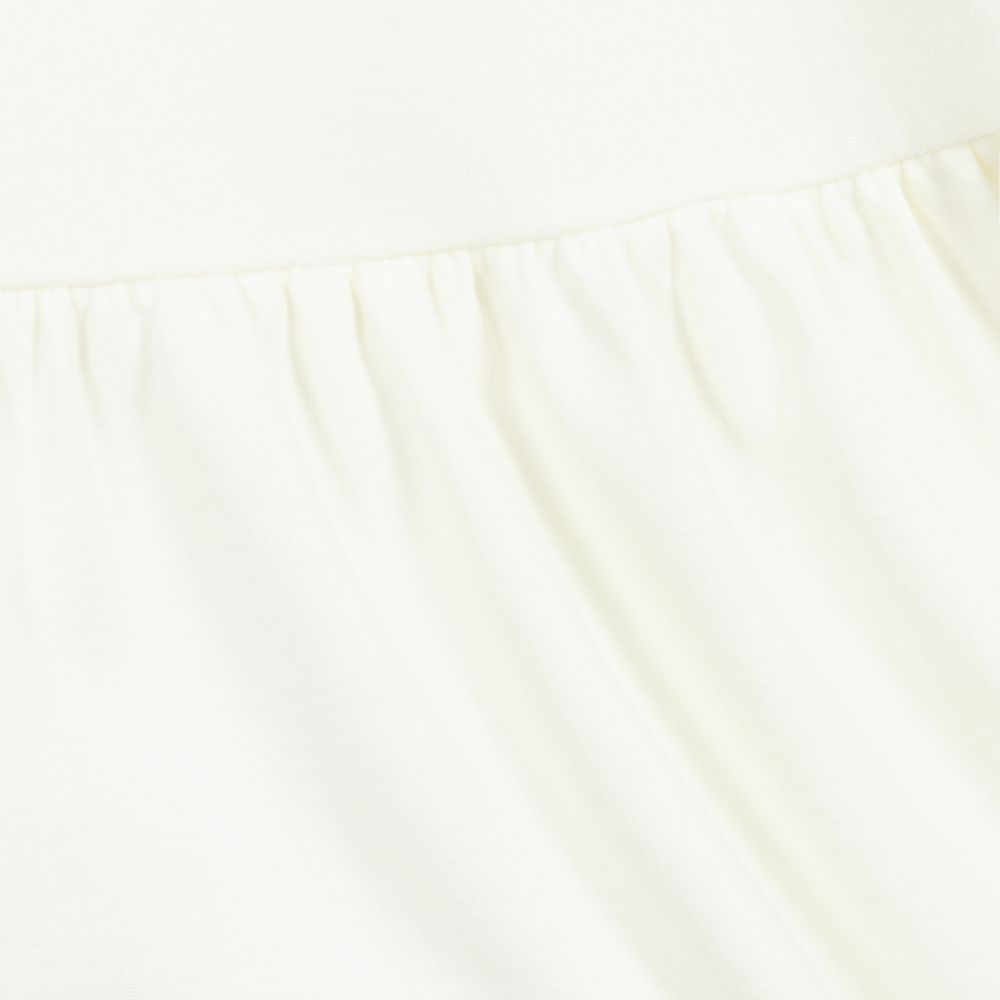 Il Gufo-Ivory Cotton Jersey Dress | Childrensalon Outlet