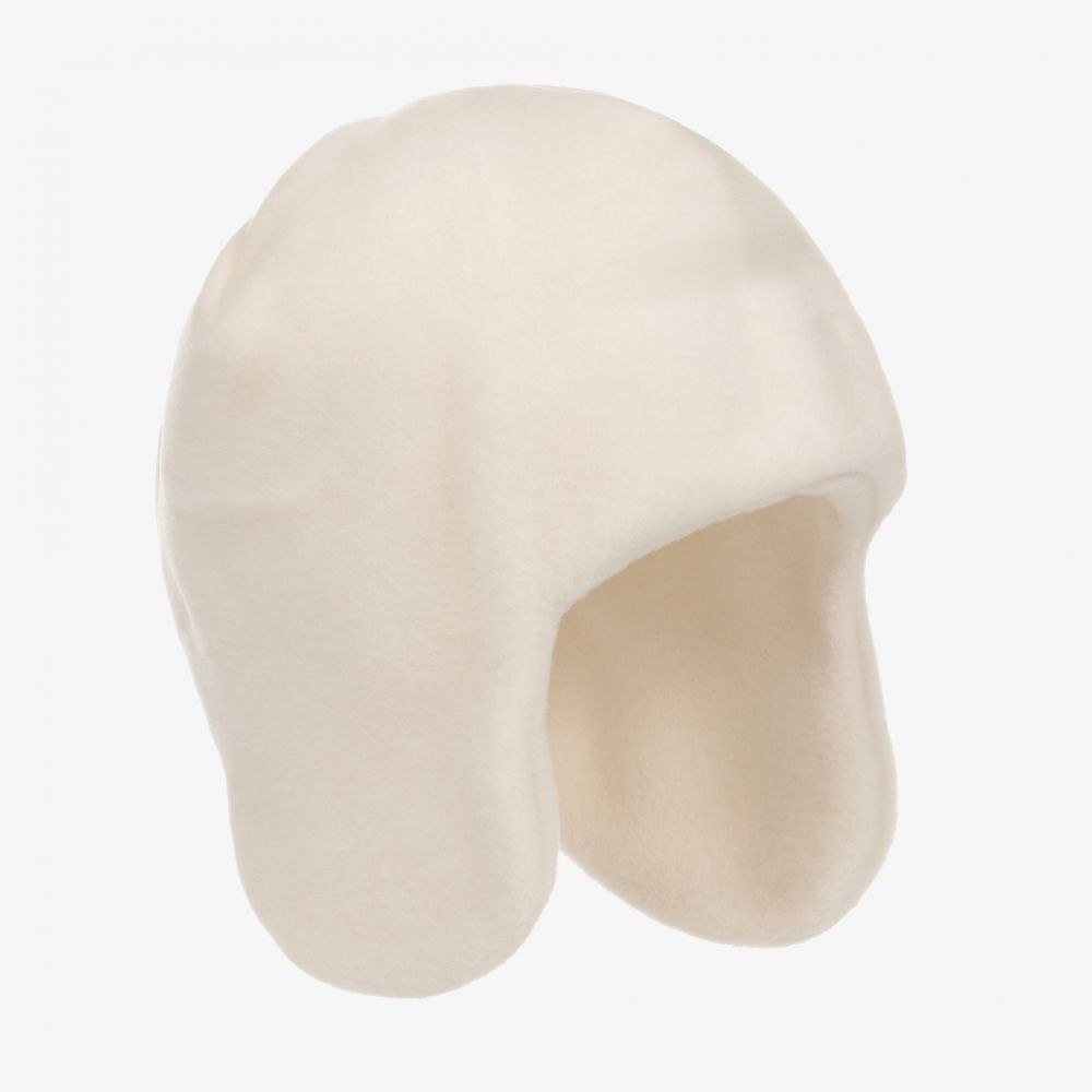 Il Gufo - Ivory Fleece Hat | Childrensalon
