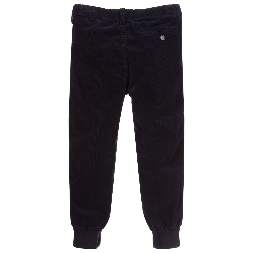 Il Gufo-Темно-синие вельветовые брюки | Childrensalon Outlet