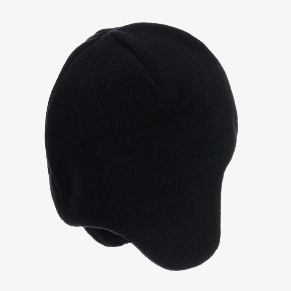 Il Gufo-Темно-синяя флисовая шапка | Childrensalon Outlet