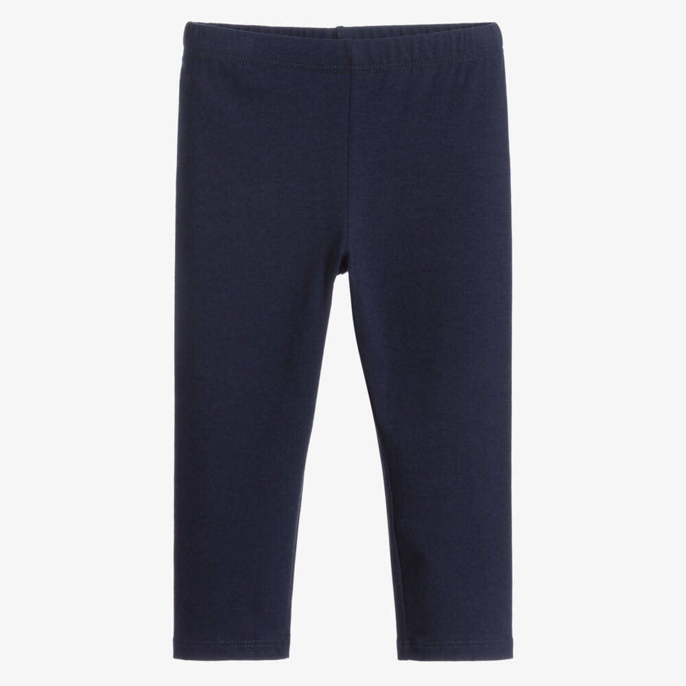 Il Gufo-Navy Blue Leggings | Childrensalon Outlet