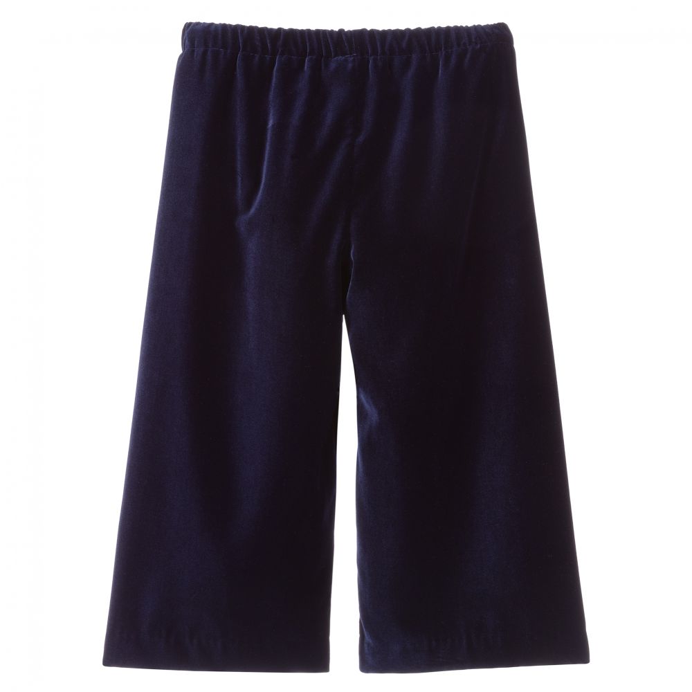 Il Gufo-Темно-синие вельветовые брюки | Childrensalon Outlet
