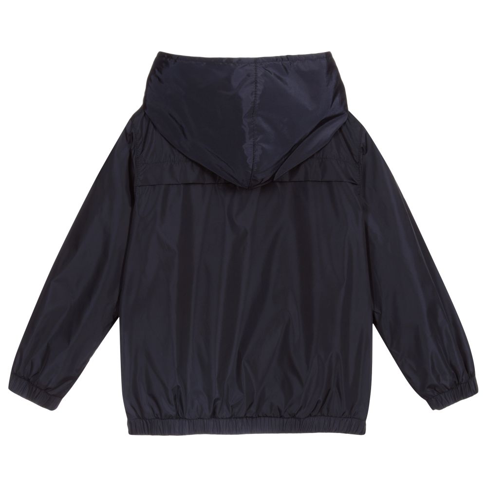Il Gufo-Navy Blue Windbreaker Jacket | Childrensalon Outlet