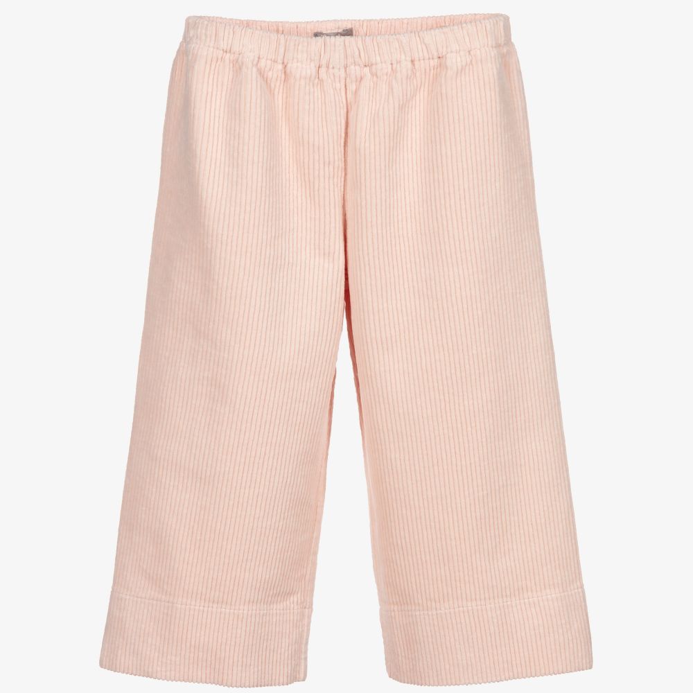 Il Gufo - Pink Cotton Corduroy Trousers | Childrensalon