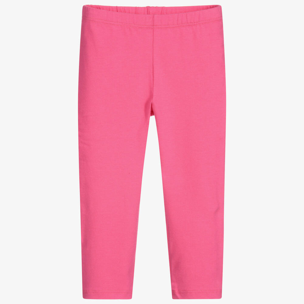 Il Gufo-Pink Cotton Leggings | Childrensalon Outlet