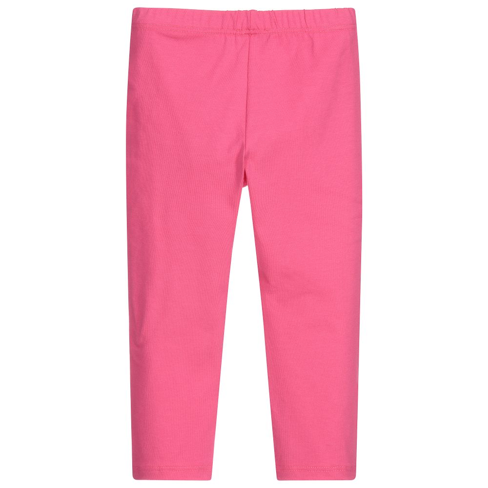 Il Gufo-Pink Cotton Leggings | Childrensalon Outlet