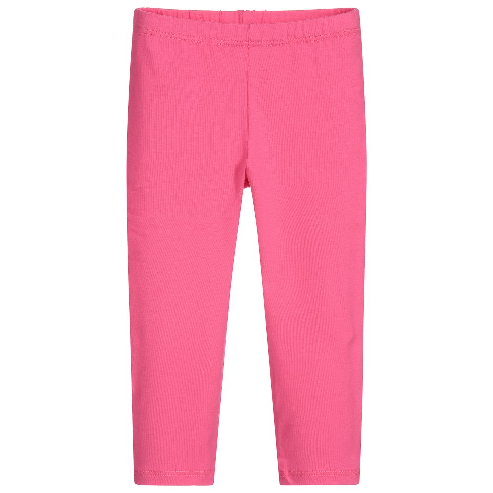 Il Gufo-Pink Cotton Leggings | Childrensalon Outlet