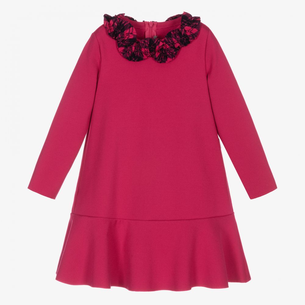 Il Gufo-Pink Milano Jersey Dress | Childrensalon Outlet
