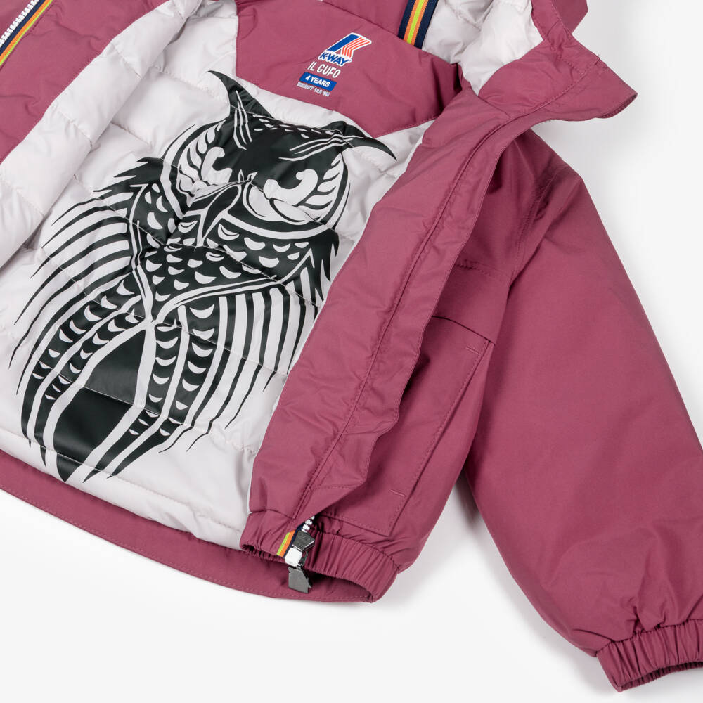 Il Gufo-Pink Water Resistant Rain Jacket | Childrensalon Outlet