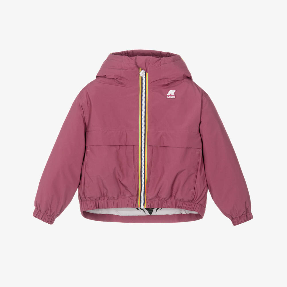 Il Gufo-Pink Water Resistant Rain Jacket | Childrensalon Outlet