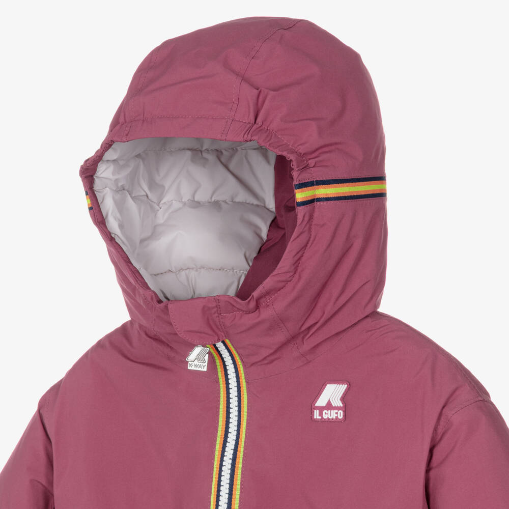 Il Gufo-Pink Water Resistant Rain Jacket | Childrensalon Outlet