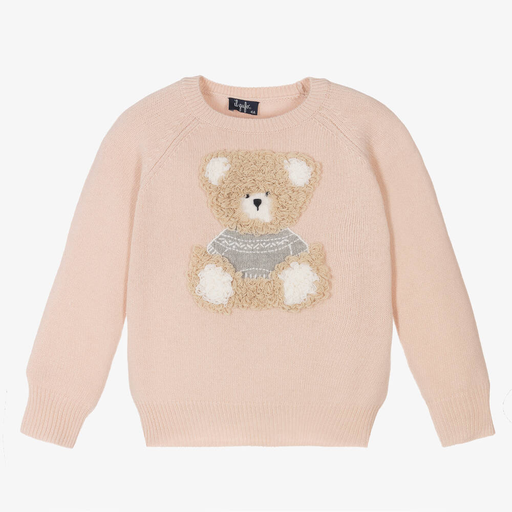 Pink teddy discount sweater