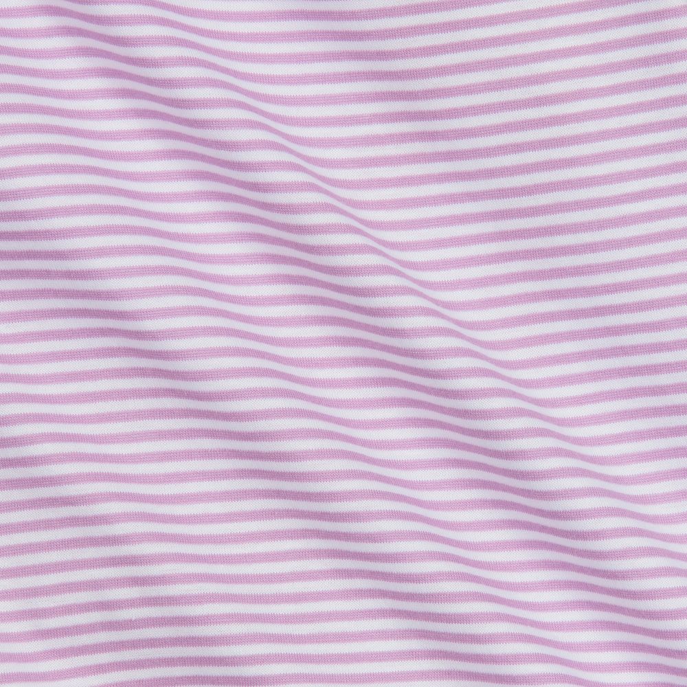 إيل غوفو-فستان أطفال بناتي قطن وشبك لون بنفسجي وأبيض | Childrensalon Outlet