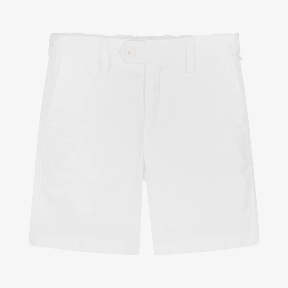 Il Gufo - Bermuda blanc en coton | Childrensalon