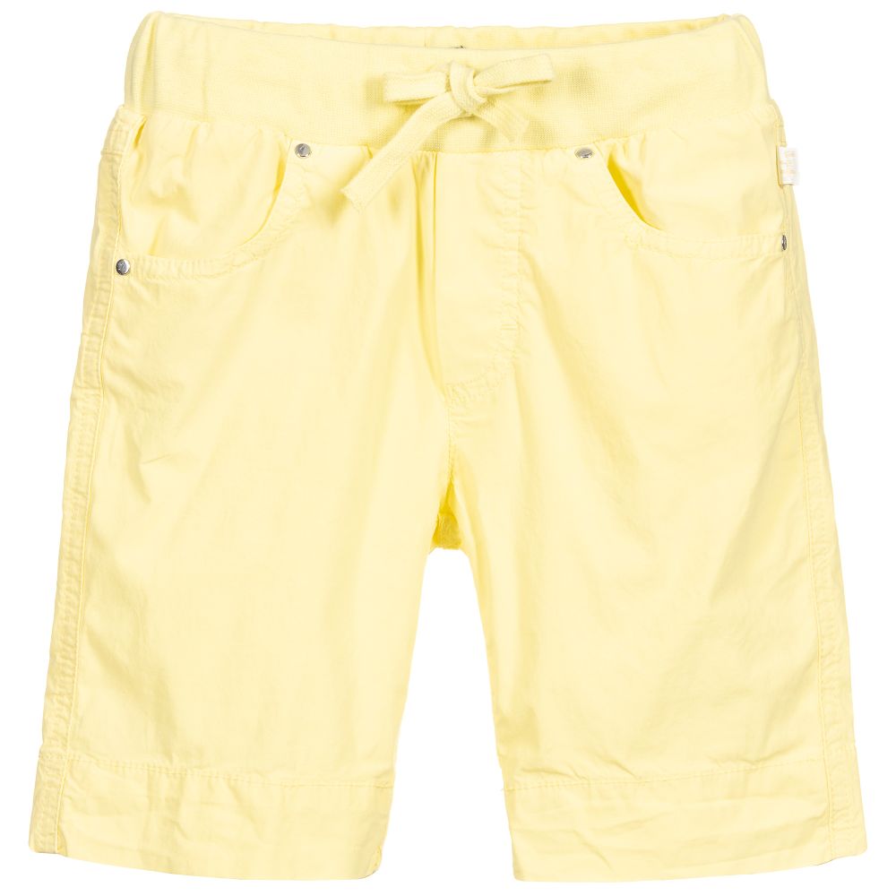 Il Gufo - Yellow Cotton Shorts | Childrensalon