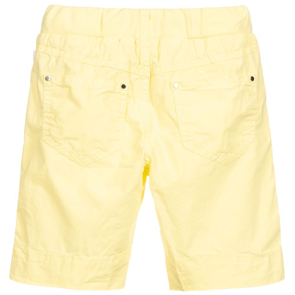 Il Gufo-Yellow Cotton Shorts | Childrensalon Outlet