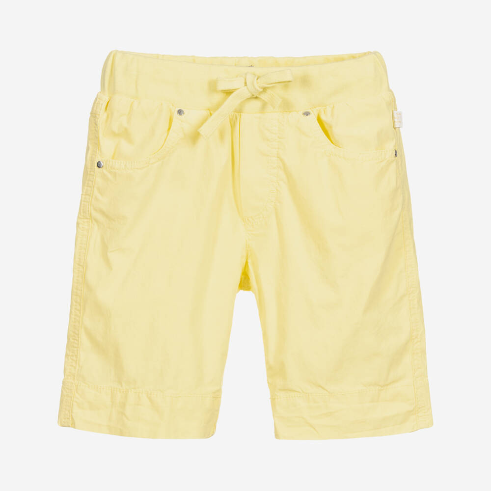 Il Gufo-شورت قطن لون أصفر للأولاد | Childrensalon Outlet