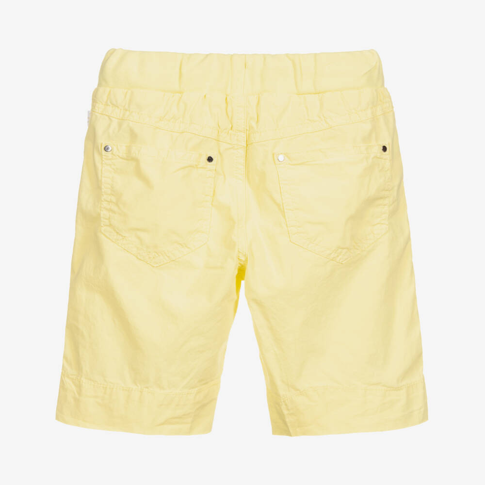 Il Gufo-Yellow Cotton Shorts | Childrensalon Outlet