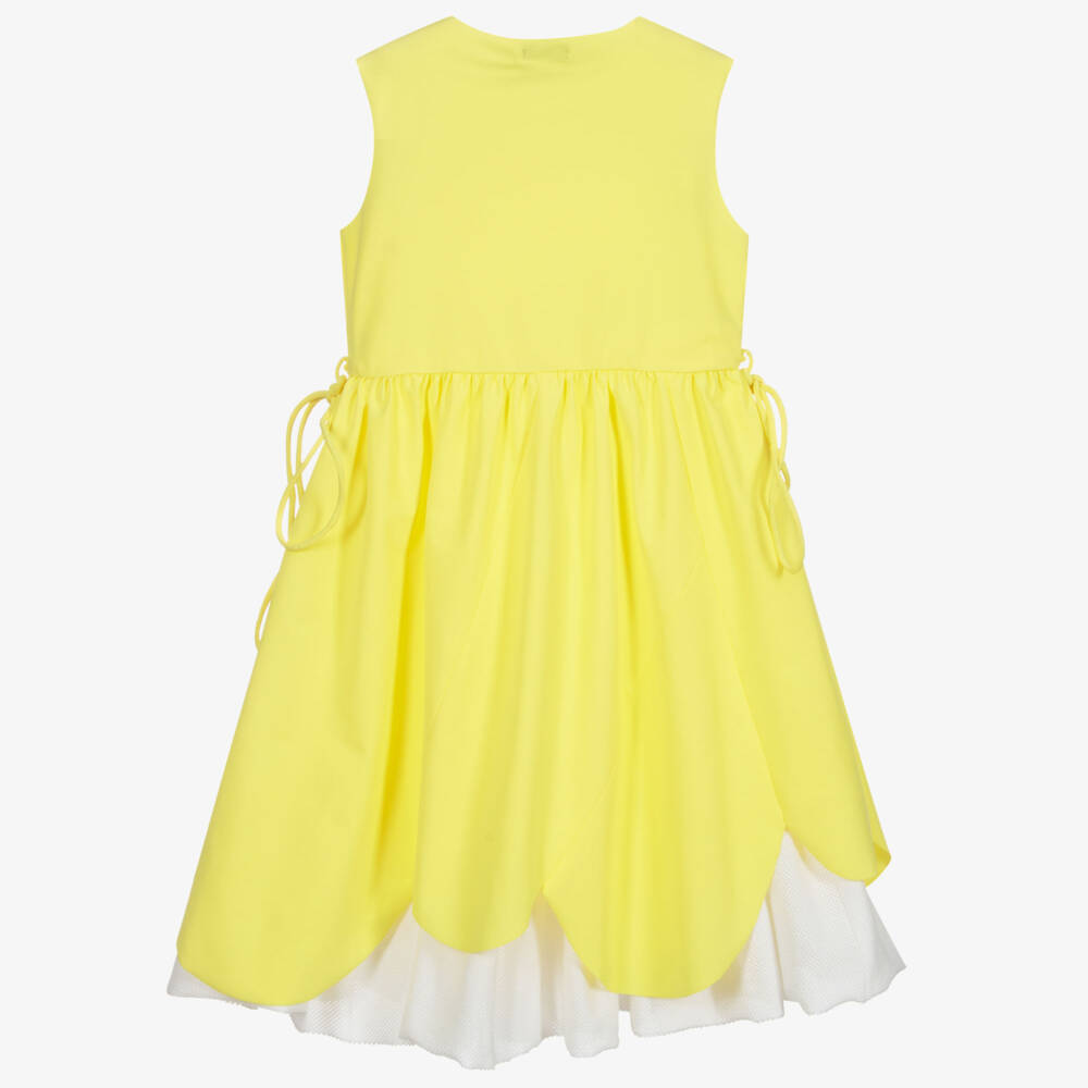 Il Gufo-Yellow Dress & Slip | Childrensalon Outlet