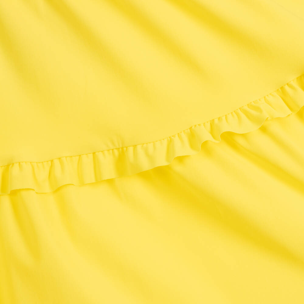 Il Gufo-Yellow Frilled Dress | Childrensalon Outlet