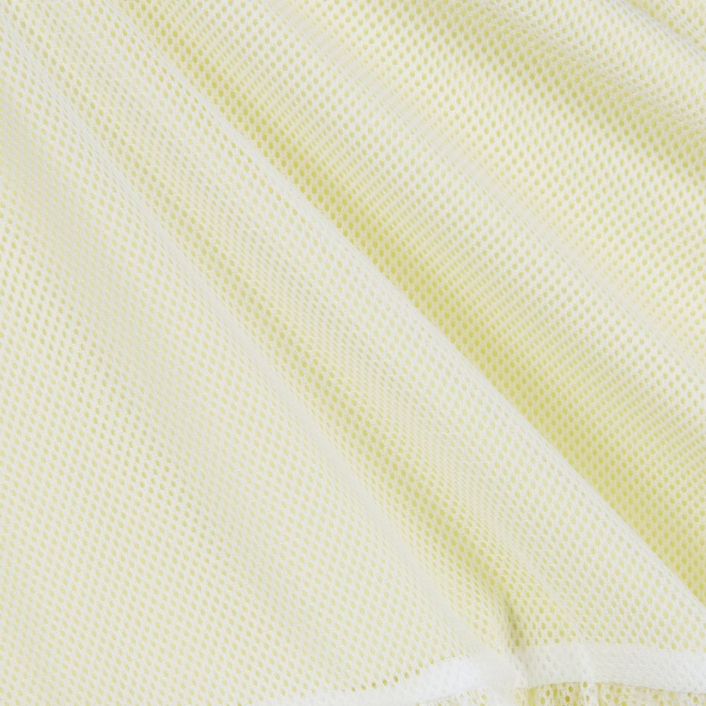 إيل غوفو-فستان شبك لون أصفر وأبيض | Childrensalon Outlet