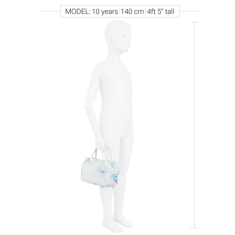 Il Trenino-Blue Sequined Bag (28cm) | Childrensalon Outlet