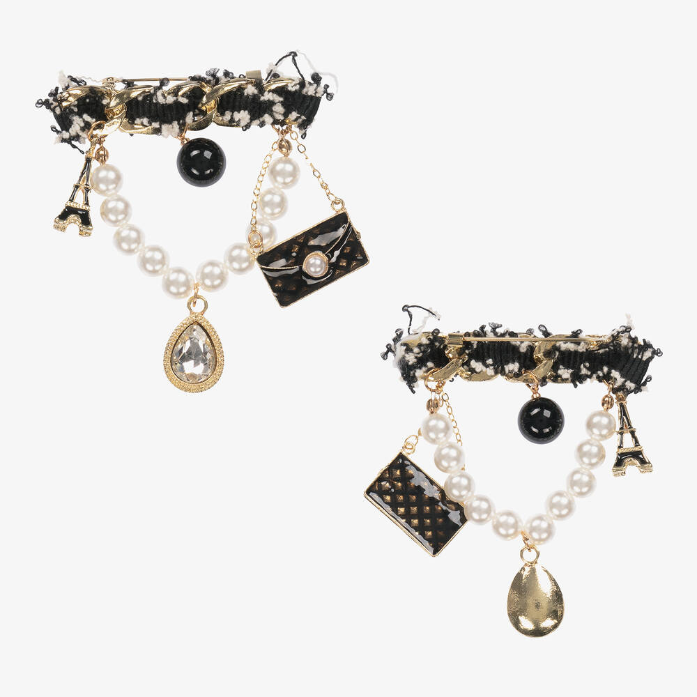 Irpa-Кремово-коричневое платье в клетку | Childrensalon Outlet