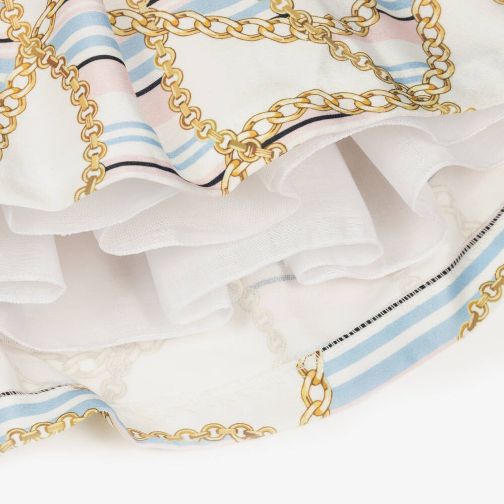 Irpa-Girls Elegant Chain Motif Dress | Childrensalon Outlet