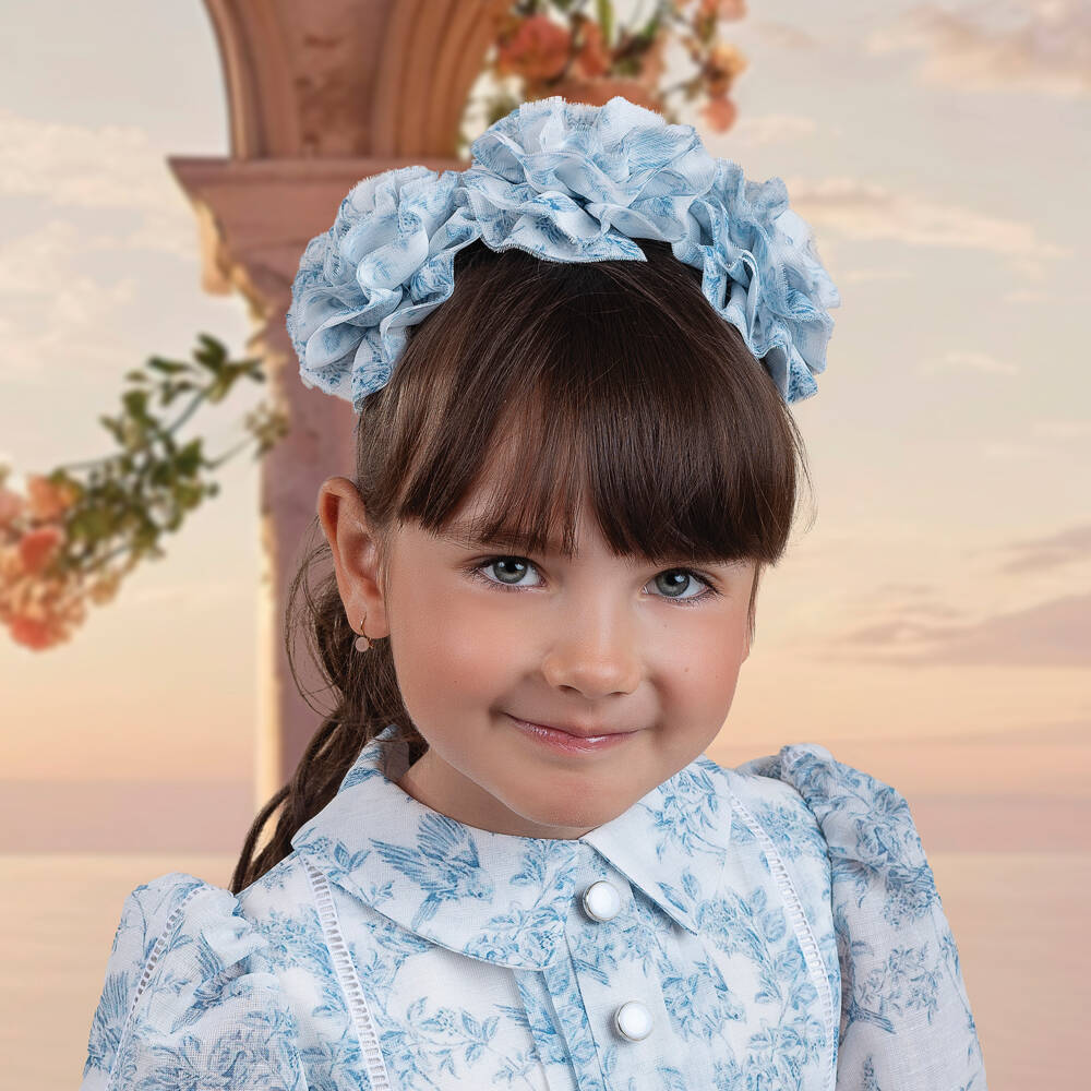 Irpa-طوق شعر فاخر بنقشة الأزهار للبنات | Childrensalon Outlet