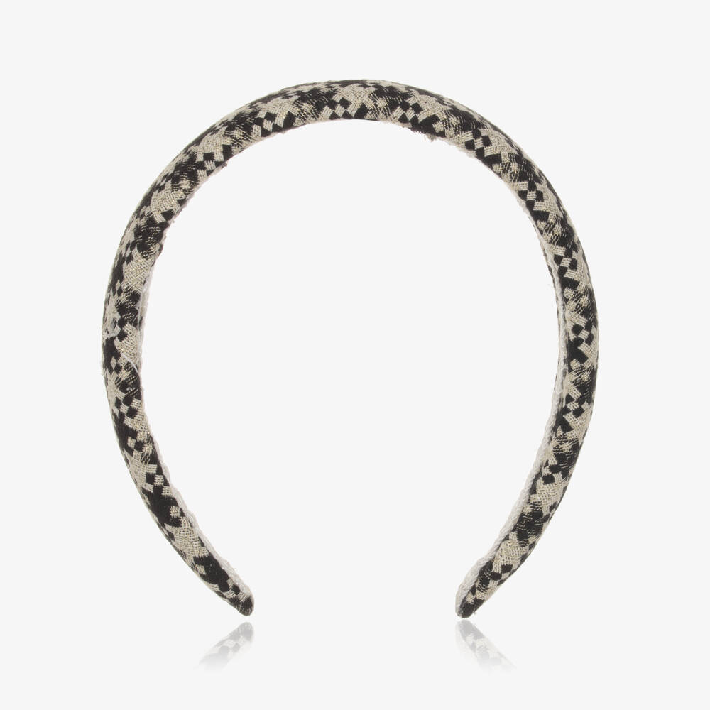 Irpa-Girls Ivory Dogtooth Headband | Childrensalon Outlet