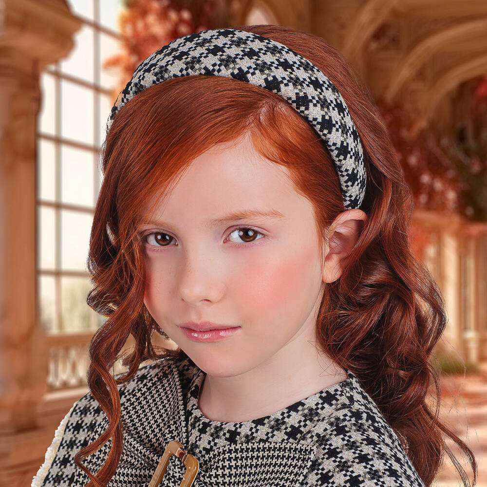 Irpa-Girls Ivory Dogtooth Headband | Childrensalon Outlet