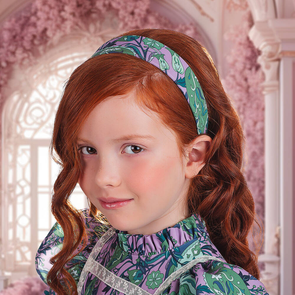 Irpa-Girls Lavender Blossom Headband | Childrensalon Outlet