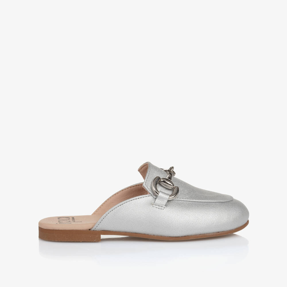 Irpa-حذاء لوفر جلدي معدني للبنات | Childrensalon Outlet