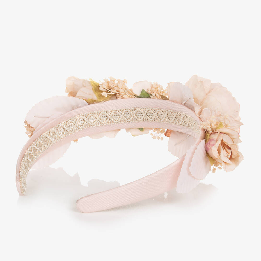 Irpa-Розовый ободок с розами для девочек | Childrensalon Outlet