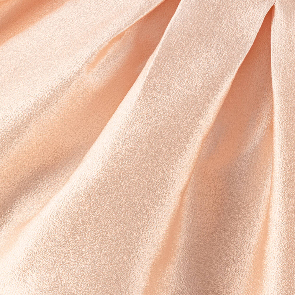 Irpa-Платье из персикового атласа с кружевной отделкой для девочек | Childrensalon Outlet