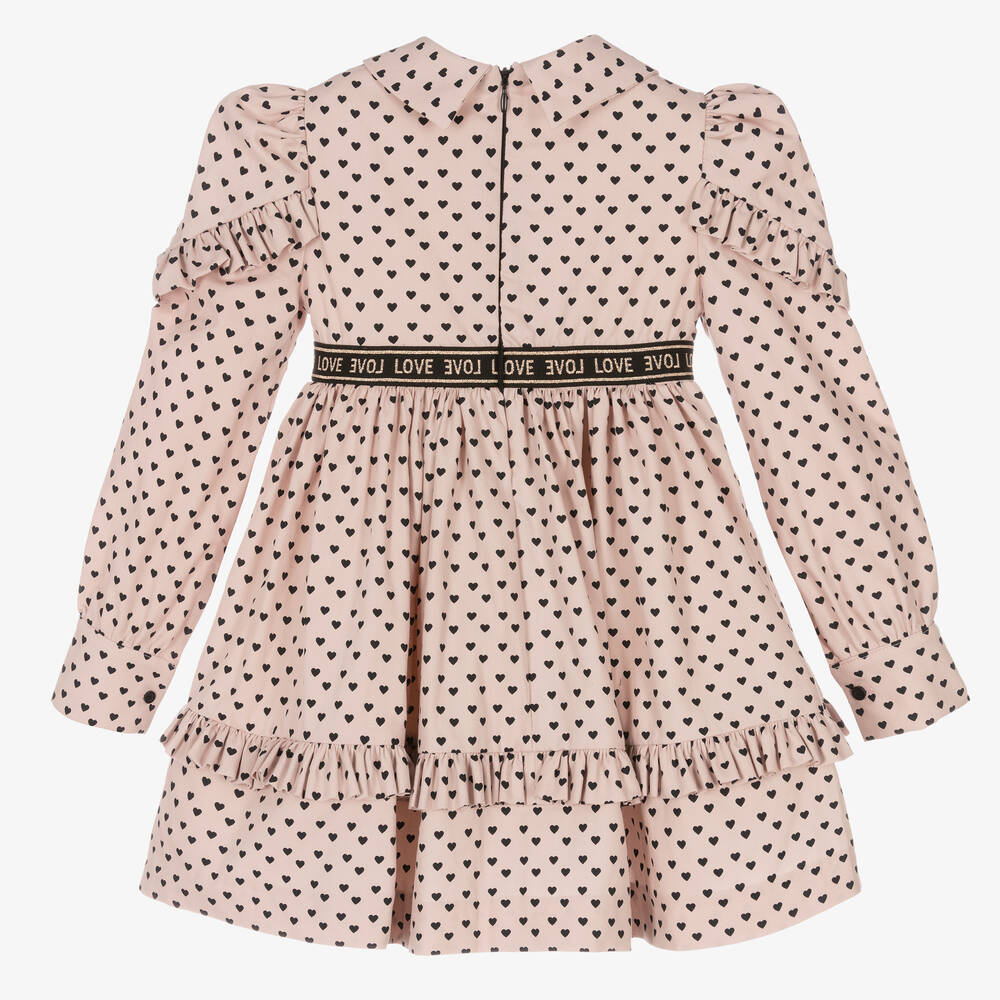 Irpa-Girls Pink Ruffle Dress | Childrensalon Outlet