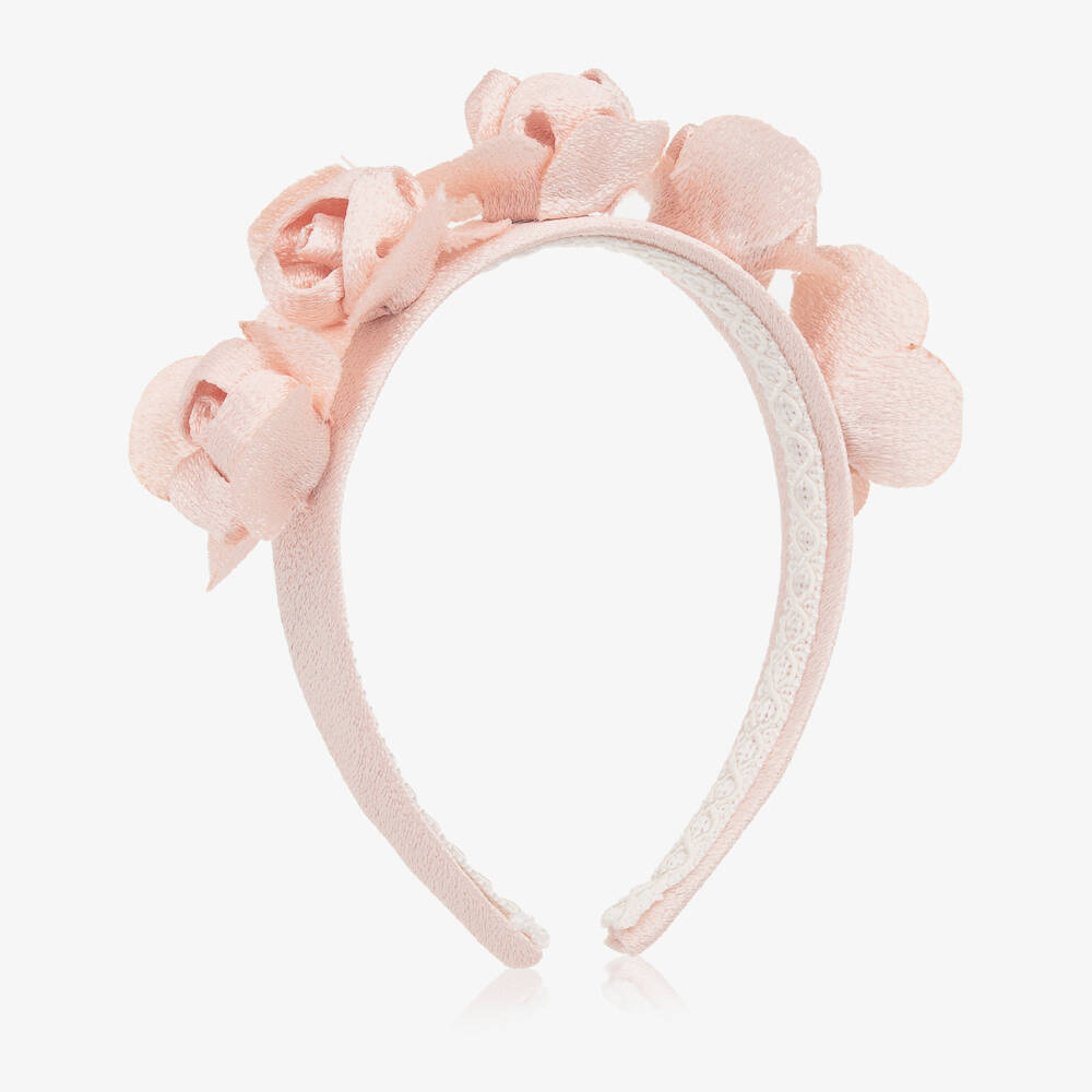 Irpa-Girls Rosy Blossom Headpiece | Childrensalon Outlet