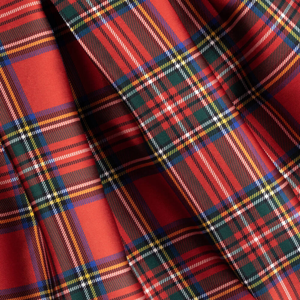 Irpa-Girls Tartan Lace Collar Dress | Childrensalon Outlet