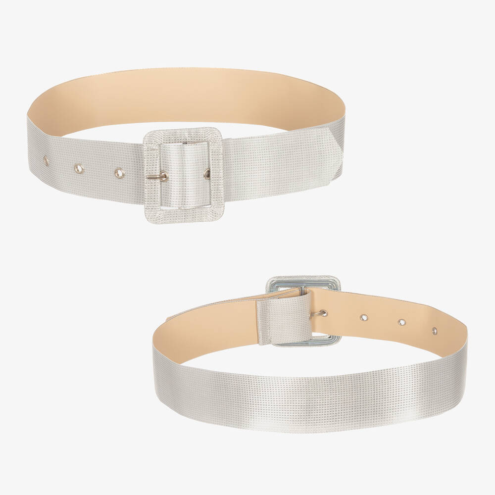 Irpa-Girls White & Blue Embroidered Dress | Childrensalon Outlet