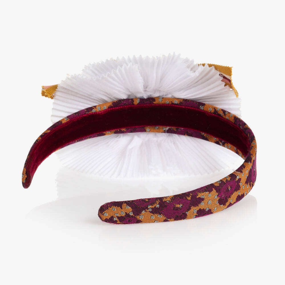 Irpa-طوق للشعر لون أحمر وبرتقالي للبنات | Childrensalon Outlet