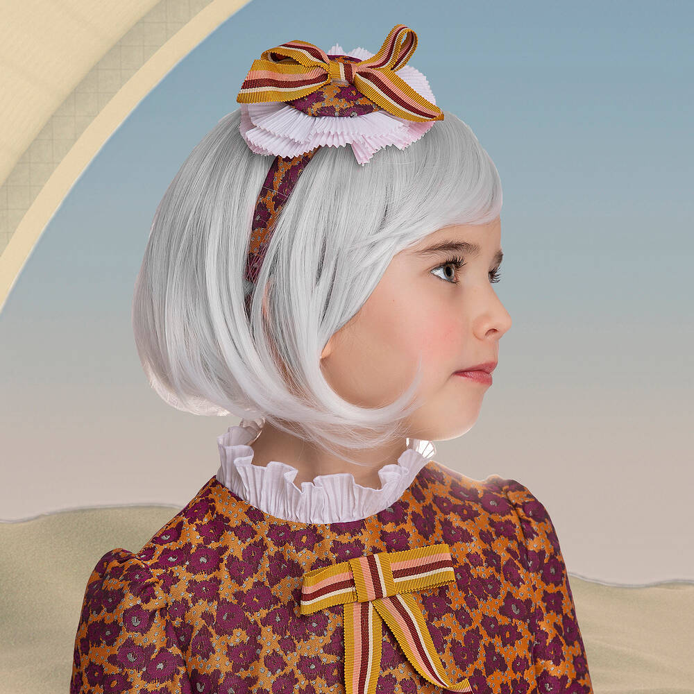 Irpa-طوق للشعر لون أحمر وبرتقالي للبنات | Childrensalon Outlet