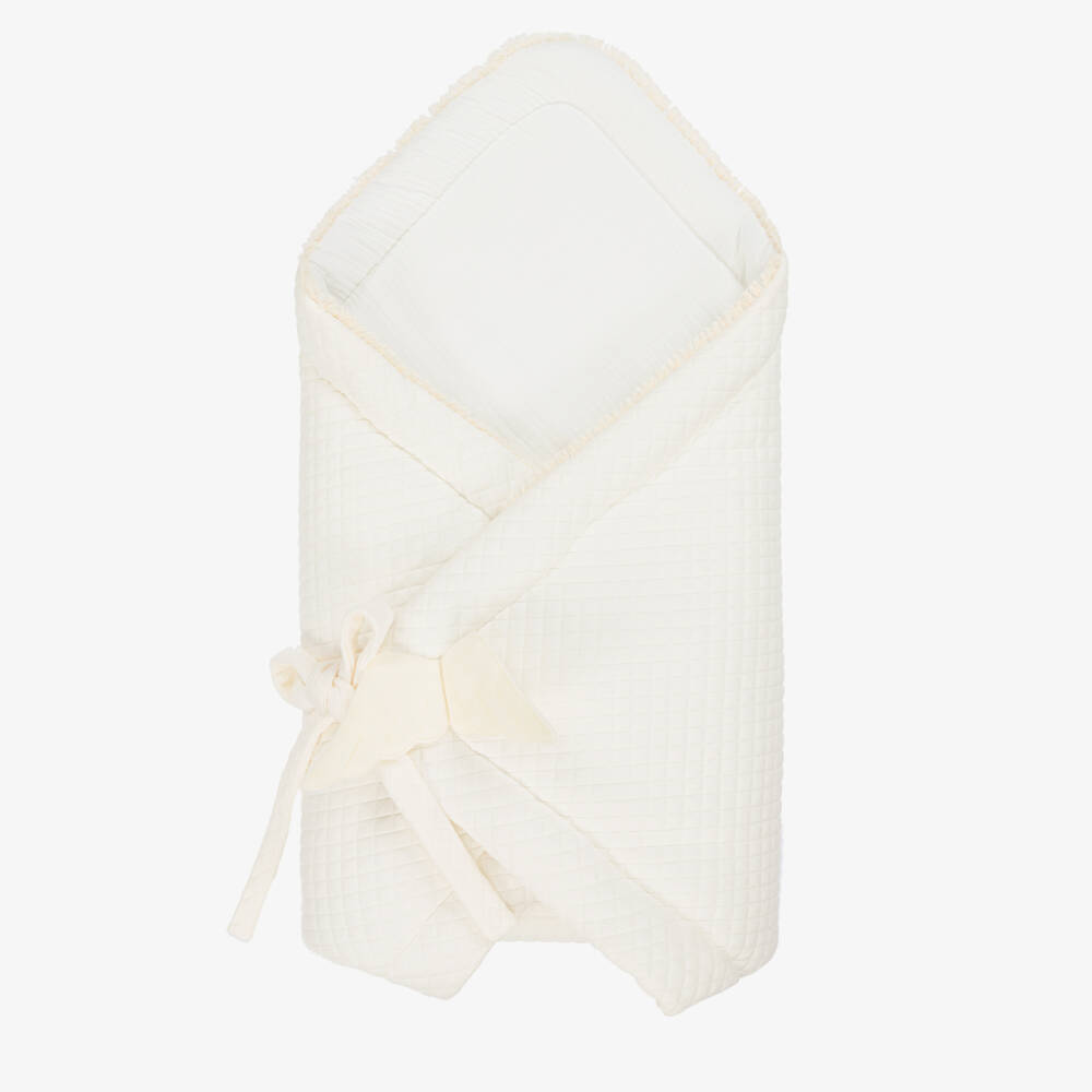 Jamiks-Ivory Cotton Angel Wing Nest (70cm) | Childrensalon Outlet