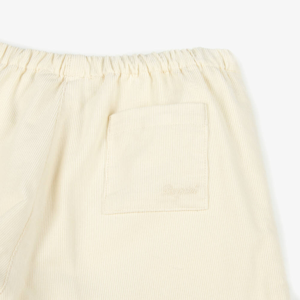 Bonpoint-Ivory Cotton Corduroy Trousers | Childrensalon Outlet