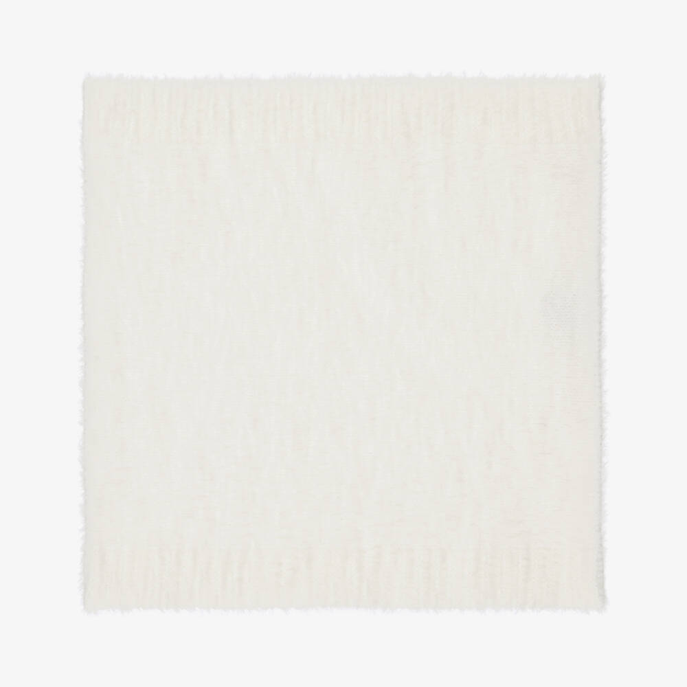 Jamiks-Ivory Fluffy Knited Snood | Childrensalon Outlet